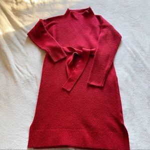 Red Sweater Dress